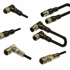 M12 Moulded cable connectors