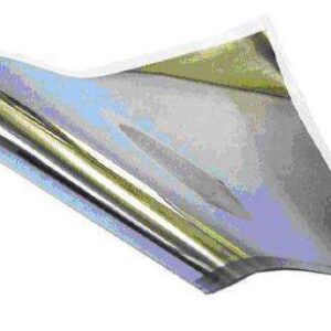 Metallized piezo film sheets